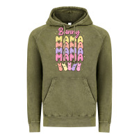 Vintage Olive bunny mama Vintage Hoodie - MaliasSmallBusiness