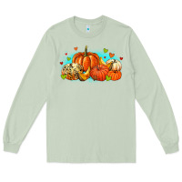 Matcha thankful pumpkins Long Sleeve Tee - MaliasSmallBusiness