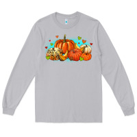 Moon Dust thankful pumpkins Long Sleeve Tee - MaliasSmallBusiness