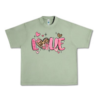 Oil Green love valentines day Urban Heavy Tee - MaliasSmallBusiness