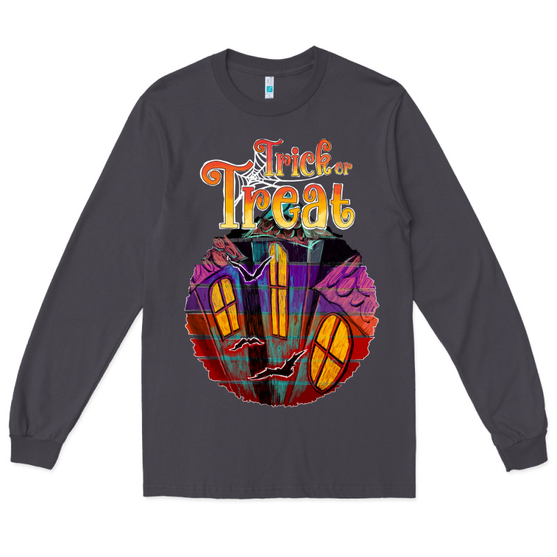 Trick Treat Black Long Sleeve Tee by JahusDesignShop | Teevron