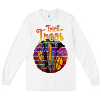 White trick treat black Long Sleeve Tee - JahusDesignShop