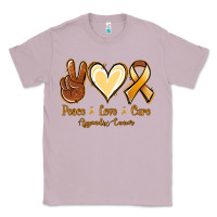 Lilac Peace love cure Appendix Cancer Classic Tee - NancyCooperArtShop
