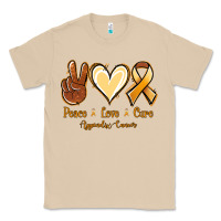 Mushroom Peace love cure Appendix Cancer Classic Tee - NancyCooperArtShop