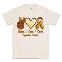 Natural Peace love cure Appendix Cancer Classic Tee - NancyCooperArtShop
