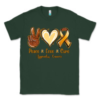Sports Green Peace love cure Appendix Cancer Classic Tee - NancyCooperArtShop