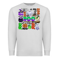 Dove Grey boo halloween Premium Sweatshirt - CowGirlArtShop