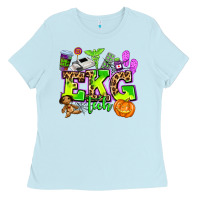 Baby Blue ekg tech nurse halloween Ladies Tee - AdoDesignShop
