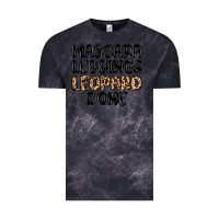 Cloud Black mascara leopard done Vintage Tee - MaliasSmallBusiness