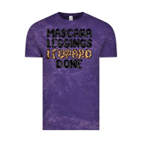 Cloud Purple mascara leopard done Vintage Tee - MaliasSmallBusiness