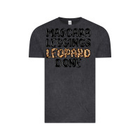 Vintage Black mascara leopard done Vintage Tee - MaliasSmallBusiness