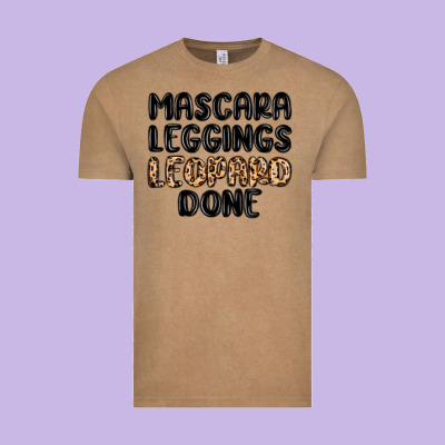 Mascara Leopard Done Vintage Tee Designed By Maliassmallbusiness
