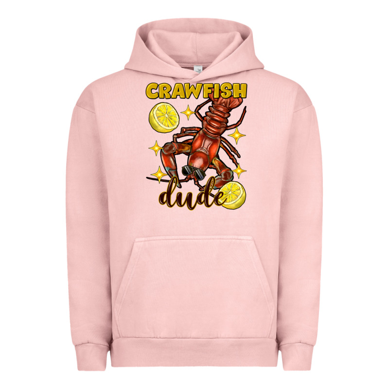 Mardi Gras Crawfish Dude Urban Hoodie by FaDigitalArtStudio | Teevron