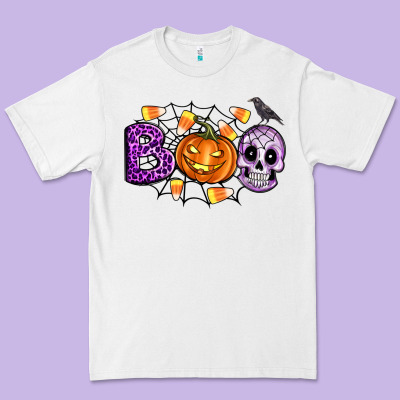 Boo Halloween Premium Tee Designed By Artiststas
