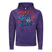 Cloud Purple happy 4th of july Vintage Hoodie - MaliasSmallBusiness