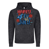 Vintage Black happy 4th of july Vintage Hoodie - MaliasSmallBusiness
