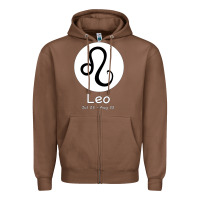 Chestnut Leo Horoscope Zipper Hoodie - Bettercallsaul