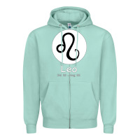 Seafoam Leo Horoscope Zipper Hoodie - Bettercallsaul