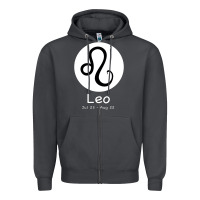 Smoke Leo Horoscope Zipper Hoodie - Bettercallsaul