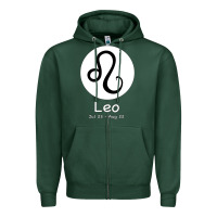 Sports Green Leo Horoscope Zipper Hoodie - Bettercallsaul