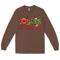 Chestnut Deer Christmas reindeer Long Sleeve Tee - NancyCooperArtShop
