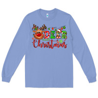 Deer Christmas Reindeer Long Sleeve Tee | Teevron