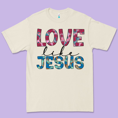 Love Like Jesus Premium Tee Designed By Jahusdesignshop