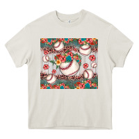 Cream baseball leopard Heavy Core Tee - JahusDesignShop