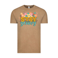 Vintage Coffee stay groovy Vintage Tee - MaliasSmallBusiness