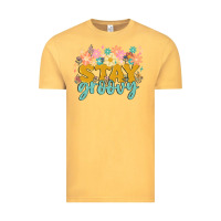 Vintage Mustard stay groovy Vintage Tee - MaliasSmallBusiness