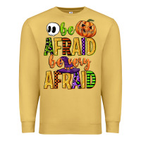 Antique Gold be afraid be very afraid Premium Sweatshirt - CowGirlArtShop