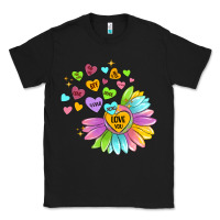 Black sunflower love hugs Classic Tee - MaliasSmallBusiness