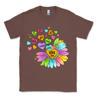 Chestnut sunflower love hugs Classic Tee - MaliasSmallBusiness