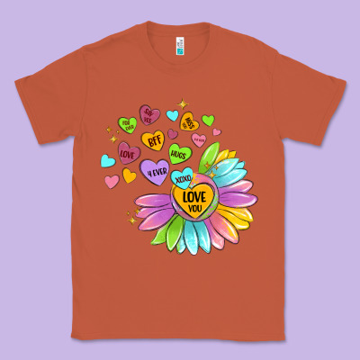 Sunflower Love Hugs Classic Tee Designed By Maliassmallbusiness