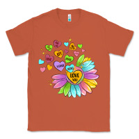 Copper sunflower love hugs Classic Tee - MaliasSmallBusiness
