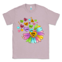 Lilac sunflower love hugs Classic Tee - MaliasSmallBusiness
