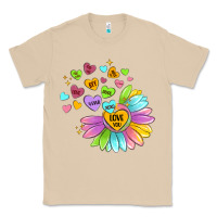 Mushroom sunflower love hugs Classic Tee - MaliasSmallBusiness