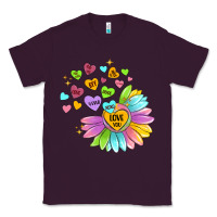 Plum sunflower love hugs Classic Tee - MaliasSmallBusiness