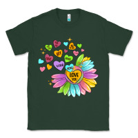 Sports Green sunflower love hugs Classic Tee - MaliasSmallBusiness