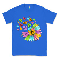 True Royal sunflower love hugs Classic Tee - MaliasSmallBusiness