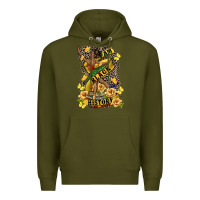 Army Green i am black history Premium Hoodie - CowGirlArtShop