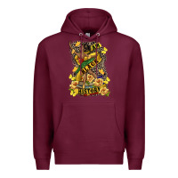 Burgundy i am black history Premium Hoodie - CowGirlArtShop