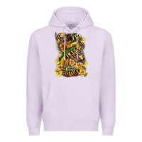 Lilac i am black history Premium Hoodie - CowGirlArtShop