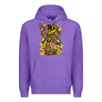 Purple i am black history Premium Hoodie - CowGirlArtShop
