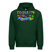 Forest Green Equality Is Beautiful Urban Hoodie - BundleAndBundleShop