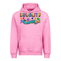 Fuchsia Pink Equality Is Beautiful Urban Hoodie - BundleAndBundleShop