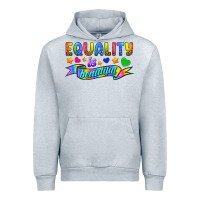 Heather Grey Equality Is Beautiful Urban Hoodie - BundleAndBundleShop