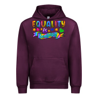 Mauve Wine Equality Is Beautiful Urban Hoodie - BundleAndBundleShop