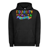 Pigment Black Equality Is Beautiful Urban Hoodie - BundleAndBundleShop