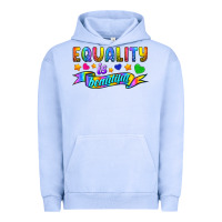 Pigment Grape Ice Equality Is Beautiful Urban Hoodie - BundleAndBundleShop